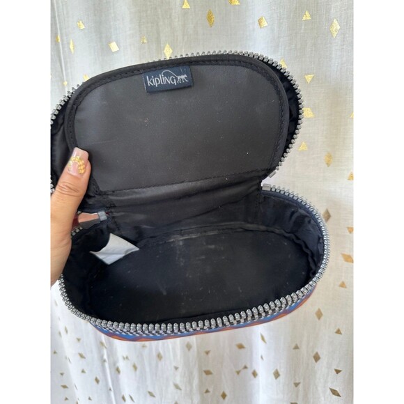 Kipling Fruit Punch Print Duobox Fold Out Compartments Pen Pencil Cosmetic Case - Picture 7 of 7